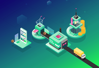 We love e-commerce animation art design ecommerce flat flatdesign illustraion isometric illustration minimal ui vector webdesign