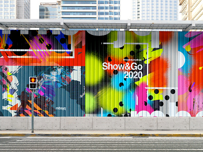 S&G Mural adobe collage color graffiti graffiti digital mural muralart photoshop poster type vibrant