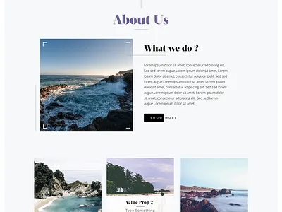 Beach Landing_Page ui ux design