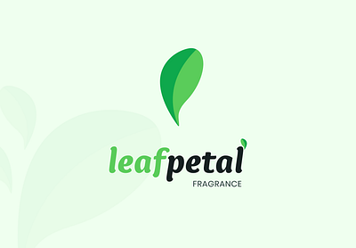 Leafpetal Logo branding design design concept fragrance icon illustration logo logoconcept logodesign logotype perfume typography