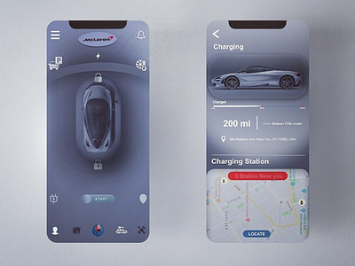Concept Autopilot App ai app appconcept appdesign autonomous branding creative design interaction design interface iphone mobile navigation product design uitrends uxdesign uxui uxuidesign webdesign