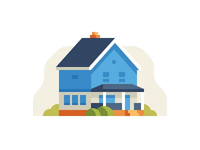 My House home house illustration moving neighborhood