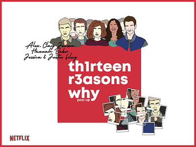 Pop-up Book | 13 Reasons Why 13 rw digital art editorial design editorial illustration illustration illustration art netflix