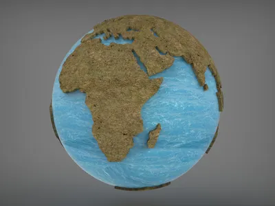 Glob 3D Model 3d modeling globe product design