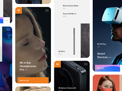 Mi Moscow Shop app black concept device fashion grid minimal mobile project shop steel ui ux watches white