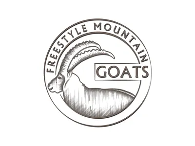 Vintage Goat of Mountain logo vintage