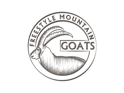 Vintage Goat of Mountain logo vintage