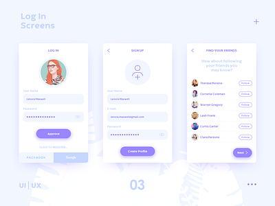 Log In Screen UI/UX animation app art branding clean design flat hellodribbble log in mobile mockup prototype typography ui userinterface ux vector web website wireframe