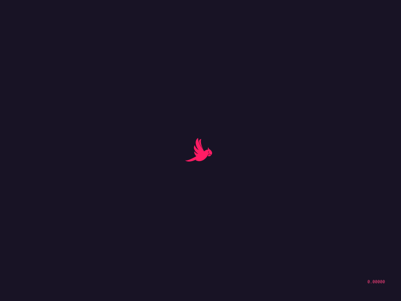 Loader concept animation glitch logo ui web