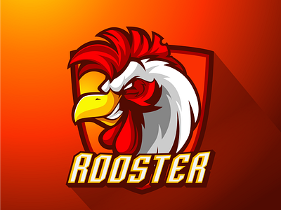 Rooster branding chicken design icon illustration logo logo design mascot mascot logo rooster rooster logo vector