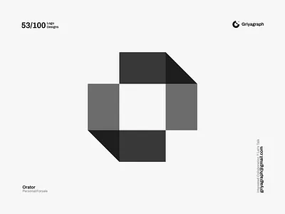 Orator Logo branding color creative design flat graphic icon idea identity letter logo line logo minimal modern o logo rounded shape simple symbol vector