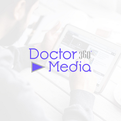 Logo Design For "DOCTOR 360 MEDIA" branding design graphic design icon logo logo 2020 logo 2d logo design logo mark logodaily logodesigner logodesignersclub logoinspiration logoinspire logotype minimal minimalist logo typography vector