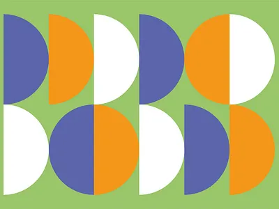 ROUNDED design flat geometry illustration illustrator minimalist pattern vector