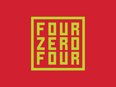 Four Zero Four atl atlanta design fourzerofour logo sports typography vector