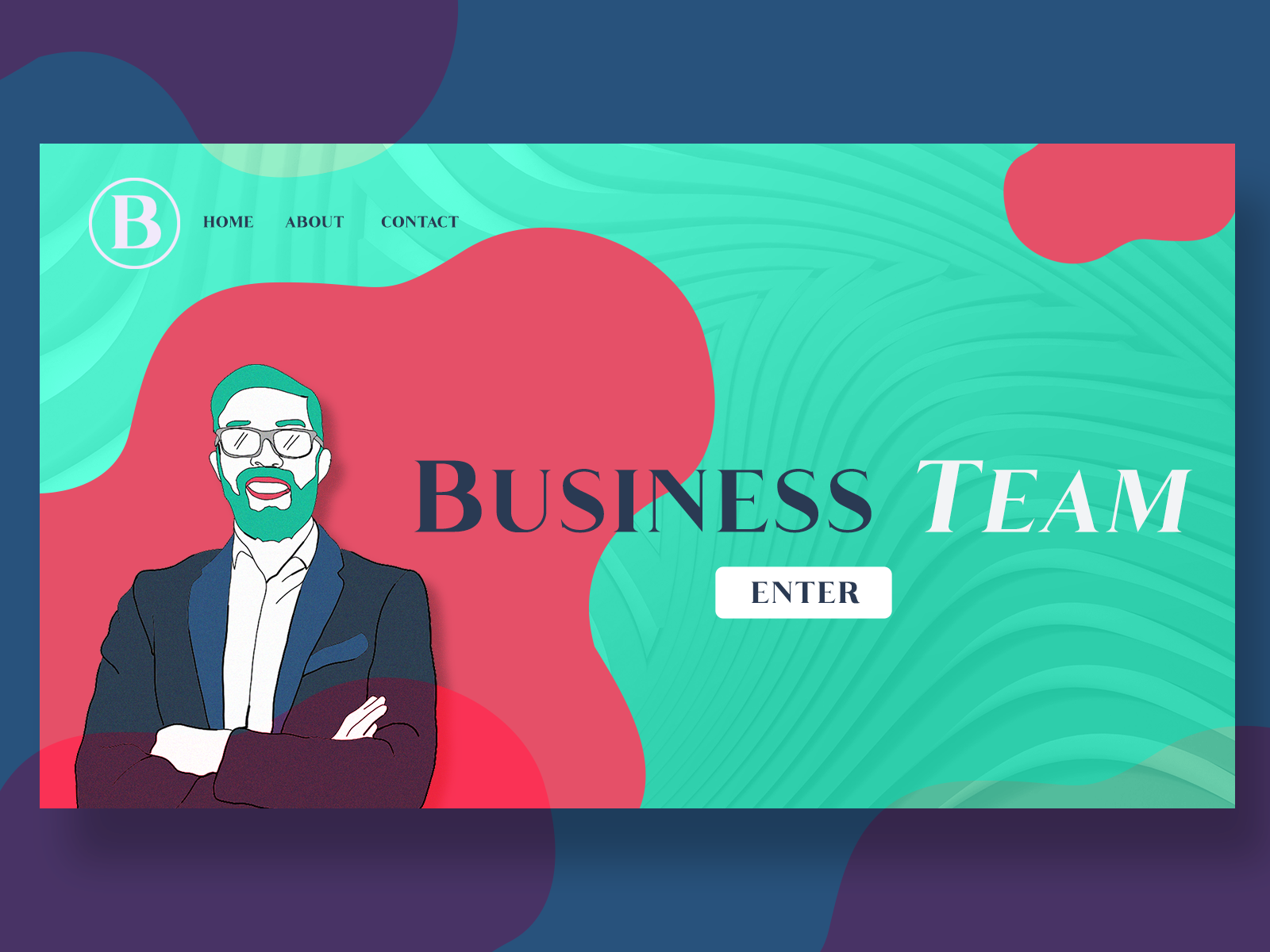 Example of Home page