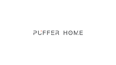 Puffer home logo branding creative direction design icon illustration logo minimal website