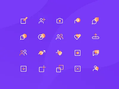Fire Iconography app branding clean design landing minimalistic ui ux web white