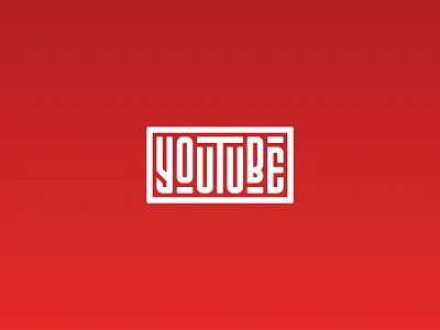 Youtube | Typography Design design lettering logo logotype typography