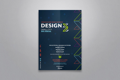 DesignXL Poster branding design event branding poster print