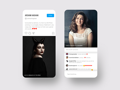 Instagram UI Kit design instagram interaction interface kit pawantheone ui ux website