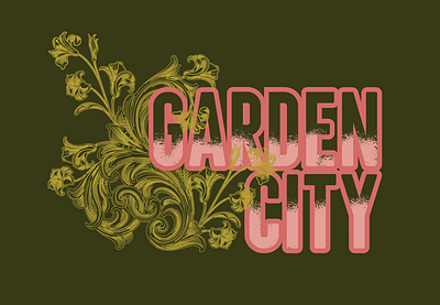 Garden City augusta filligree garden city pink and green