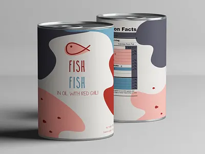 Case of fish brand brand identity branding can colors design fish flat design flat illustration illustration logo package packaging packaging design sea food tuna vector
