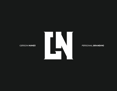 Gerson Nunes - Personal Branding GN branding design logo minimal typography