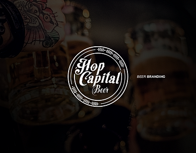 Hop Capital Beer - Berr Branding beer beer art beer branding branding brasília design grid logo minimal typography