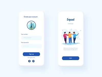 Messenger concept app messenger ui uidesign user interface webdesign