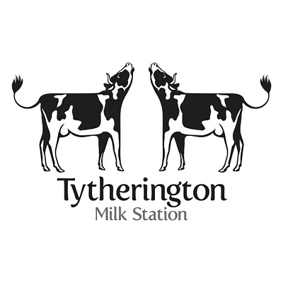 Tytherington Milk Station branding food and drink illustration logo packaging vector