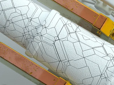 Tank Texture 3d art cannon cinema4d design maxon octane octanerender render royal textured