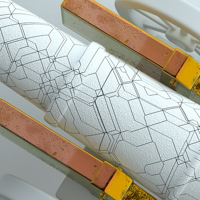 Tank Texture 3d art cannon cinema4d design maxon octane octanerender render royal textured