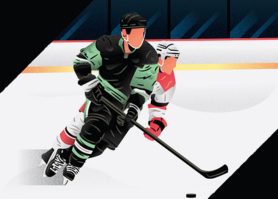 Hockey hockey hockey player hockey stick ice illustration illustration art illustrator