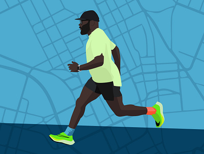 ARE WE RUNNING adobe apple art branding design drawing graphic graphic design illustration london minimal nike running shoes training vector web