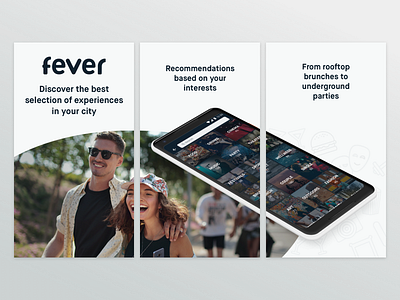 ASO Design - Fever App app aso design play store ui ux