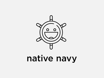 Steering wheel logo concept for language school adobe blackandwhite brand brand identity branding clientwork design emblem emoji flat illustrator kids logo logodesign minimalism photoshop school smiley typography vector