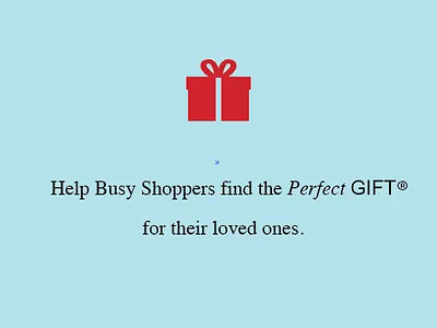 Perfect Gift ui ux web