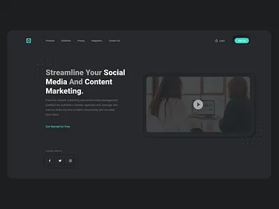 Landing Page Template beauty blogger branding clean design design concept fashion landing page design template design type typography ui uidesign unfold uxdesign webdesign website