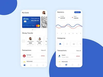 Financial Mobile App finance finance app finances financial financial app financial dashboard mobile mobile app mobile app design mobile application mobile apps mobile design mobile ui ui ui ux ui design uidesign uiux ux ux design