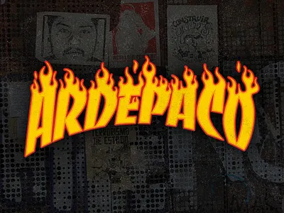 ARDE PACO ardepaco chile chiledesperto pacosculiaos thrasher tshirt