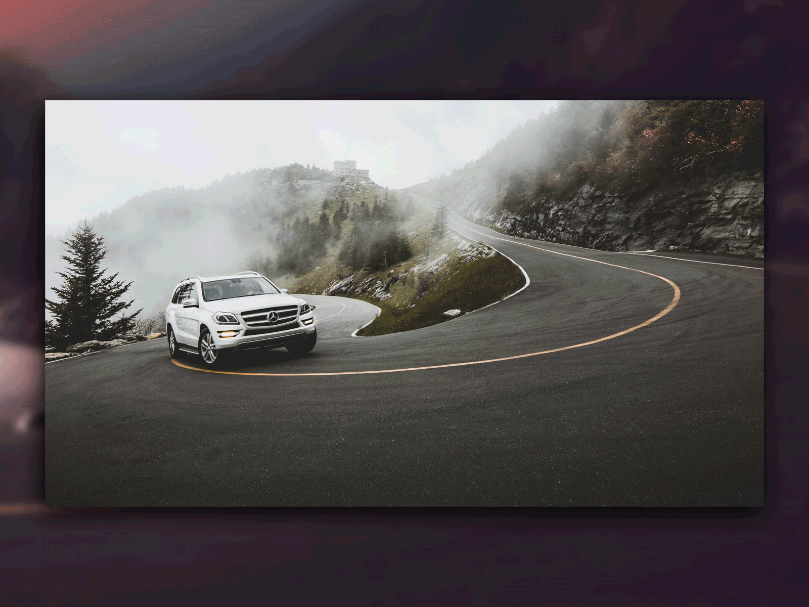 Mercedes Ad Gif branding car colour tone gif mercedes photoshop replacement sky