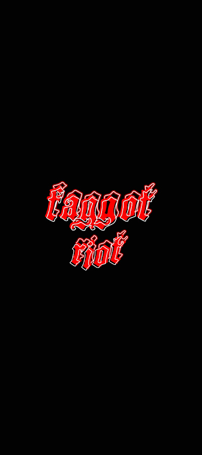 FAGGOT RIOT; TYPOGRAPHY PLAY 001 design faggot font graphic design illustration monochromatic queer queer art type type art type design typedesign typography word word art