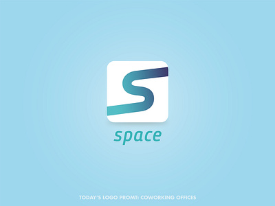 Space Coworking offices (day 1 of 99) design illustrator logo thirtylogos thirtylogoschallenge vector