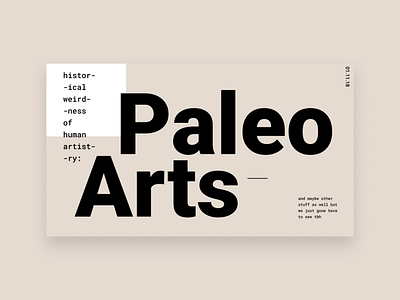 History of Paleolithic Arts: A Lightning Talk @ thoughtbot design visual design