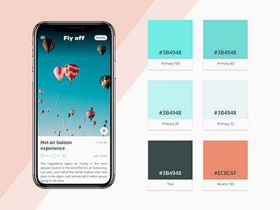 Color palette for travel app app color palette colorpalette colors design figma travel travel app ui uidesign uiux uiuxdesign