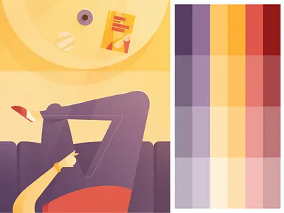 Branca Único - Adulthood animation branding cell animation color palette flat illustration framebyframe illustration moodboard traditional animation