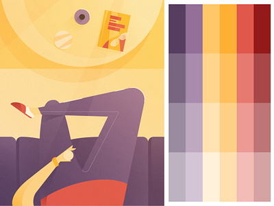 Branca Único - Adulthood animation branding cell animation color palette flat illustration framebyframe illustration moodboard traditional animation