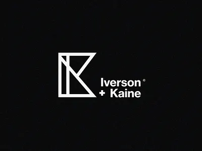 Iverson + Kaine Architecture Firm Logo Design architecture branding branding design branding identity design geometic identity identity design logo logo design logo mark modern small business