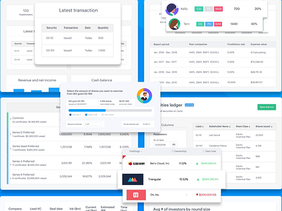 Carta Product Glance acceptance animation bar chart brand branding confetti design fintech mobile navigation