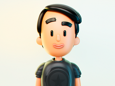 Self 3d 3d art 3d artist art b3d blender blender3d character design graphic design illustration render